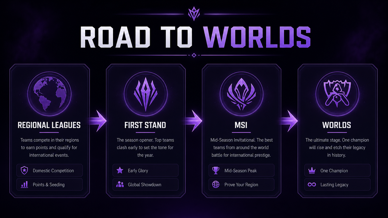 The road from regional leagues to Worlds