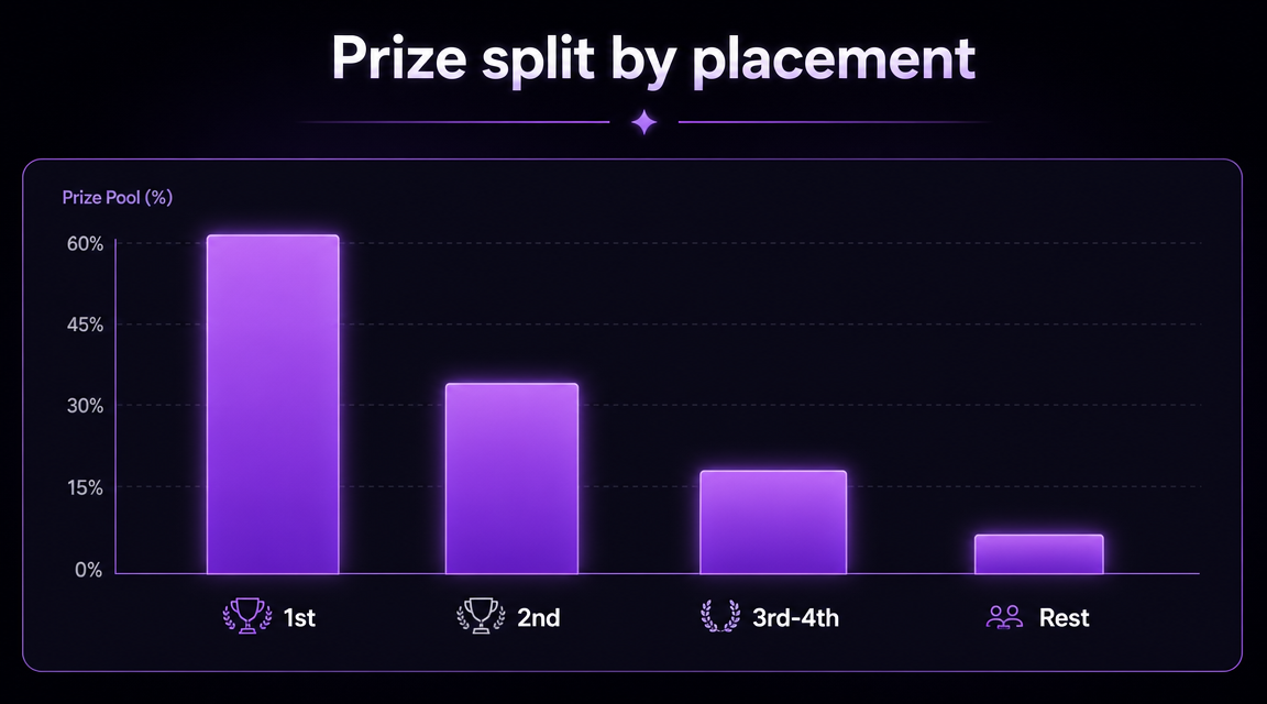 LoL Worlds prize pool split by placement