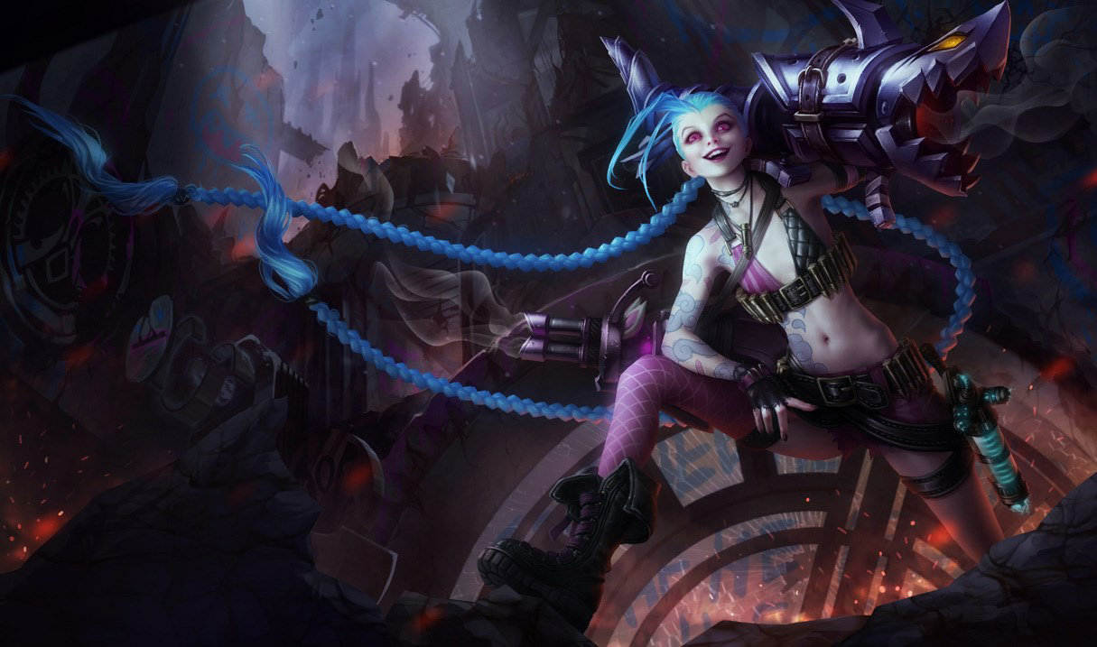 Jinx, a champion in League of Legends