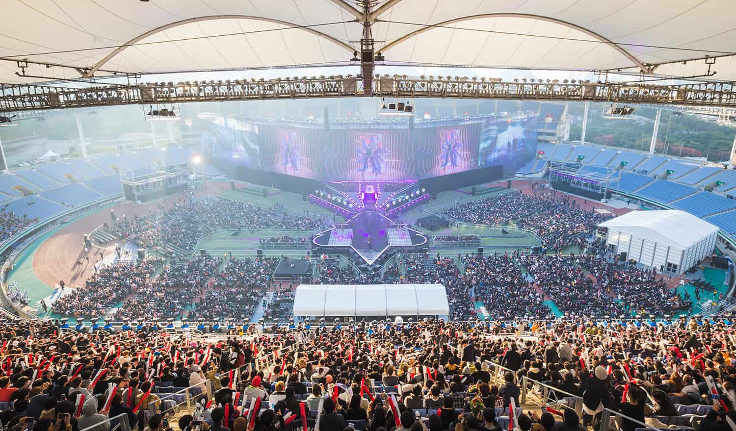 The League of Legends World Championship stage